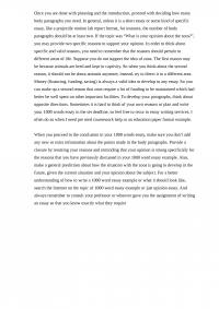 How to Work an Essay Written