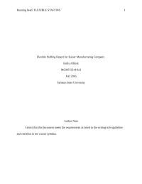 Flexible Staffing