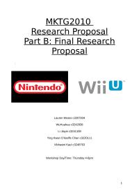 Research Proposal
