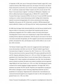Ethics Of Nfl Conscussions