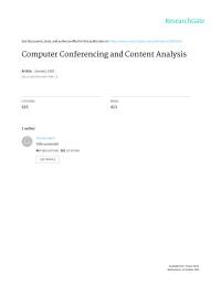 Content Analysis