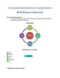 Mrktg 461