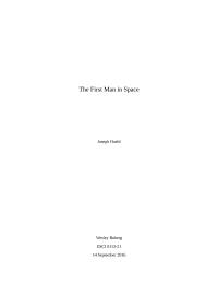 The First Man In Space