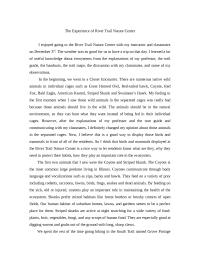 The Experience Of River Trail Nature Center