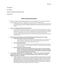 Chapter 8 Closing Case Study Assignment