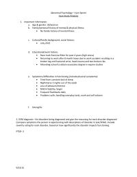 Case Study Abnormal