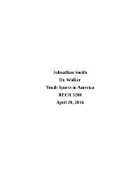 Youth Sports In America