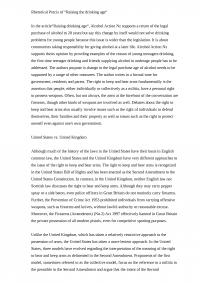 Rhetorical Precis Of “raising The Drinking Age“