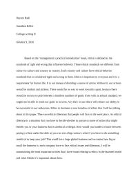 College writing II