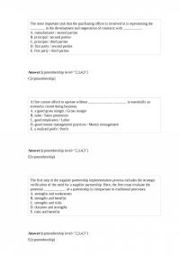 Supply Chain Management 76033