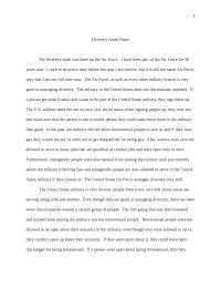 Diversity Audit Paper