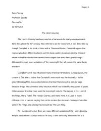 Cinema 26 Honor's Essay
