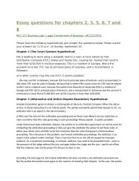 MGT 221 Business Law I: Legal Environment of Business – MGT221FK55