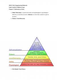 Mngt Study Guide
