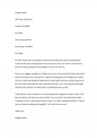 Business Letter Morgan