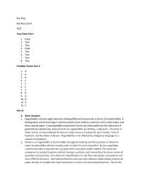 Economic Law Test