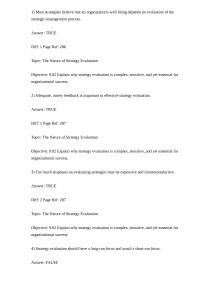 Strategic Management Chap 9