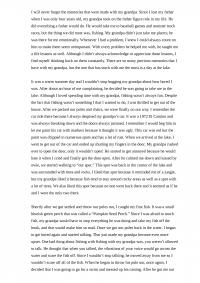 Reflection Essay I will never