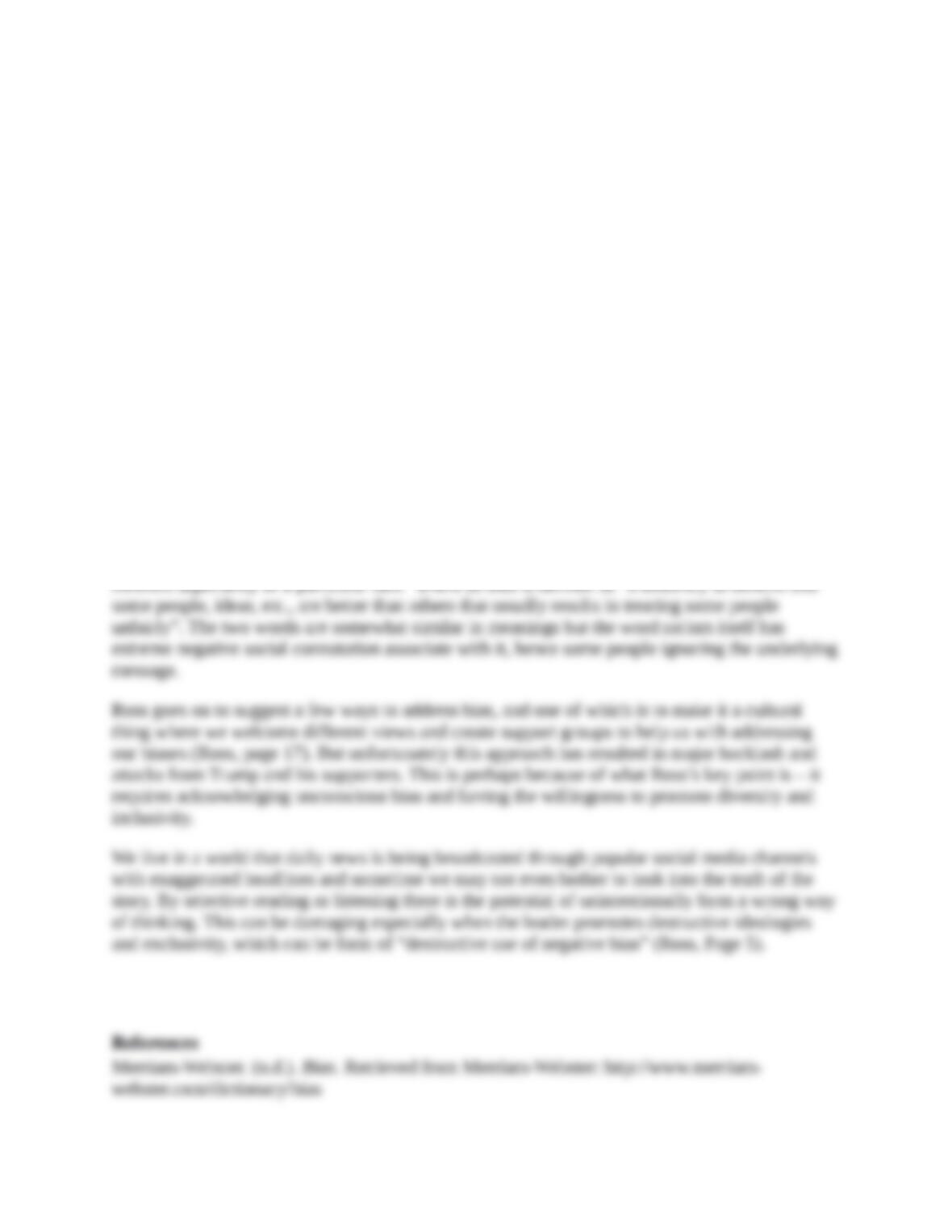 Unconscious bias examples picture