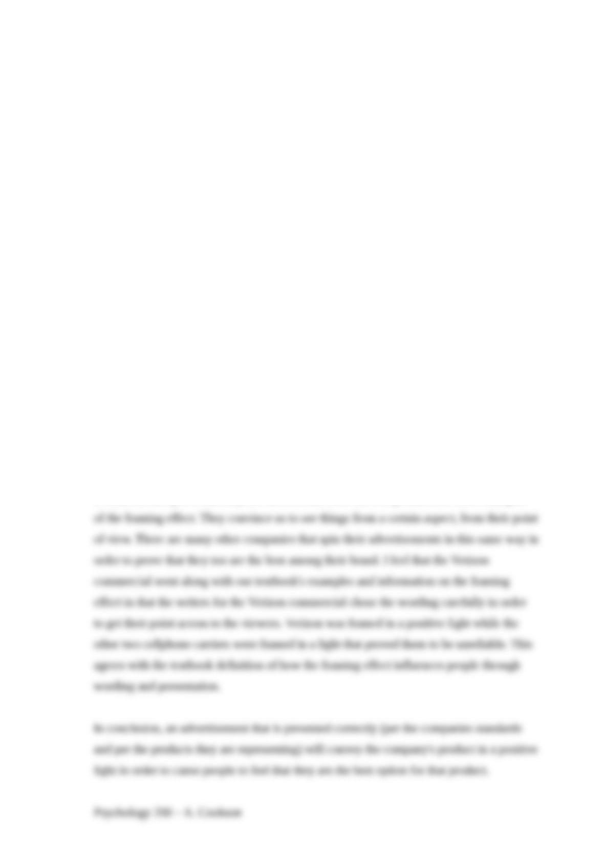 Framing effect psychology example image