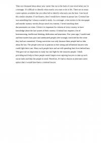 Career Essay
