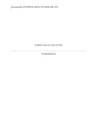 Synthetic Essay on ComCare Fund