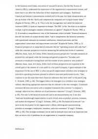 Scorecard Essay