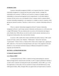 Customer Relationship Management