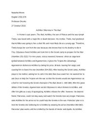 Achilles’ Dilemma In The Iliad