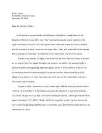 Upon The Words Of A Slave