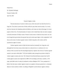 Women Studies: Women’s Rights In India