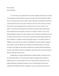 Genre Analysis