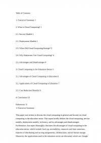 Extent Of Cloud Computing In Education Sector Final R.3