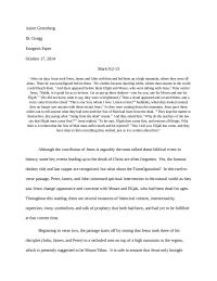 Exegesis Paper