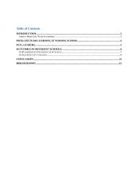 Science Table of