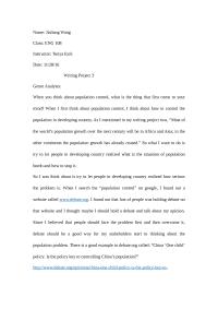 Writing Project 3: Genre Analysis