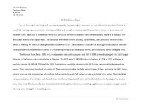 Reflective Essay: HFB Reflective Paper