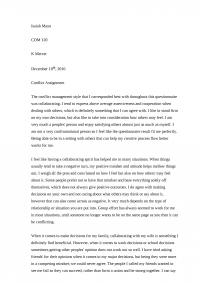 Conflict Assignment