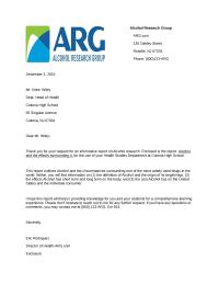 Major Report: Alcohol Research Group