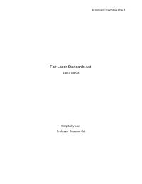 Fair Labor Standards Act