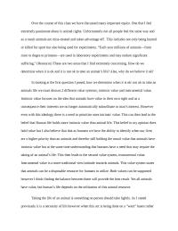 Animal Rights Paper