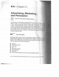 IDK Chapter 13 Advertising