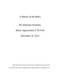 A History Of The Blues