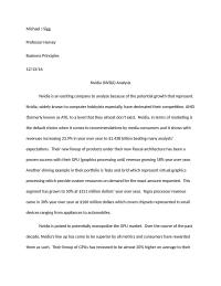 Bus Analysis: Nvidia (nvda) Analysis