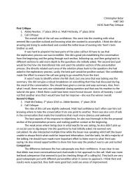 Sales Critique