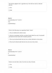 BUS 48770 The business judgment