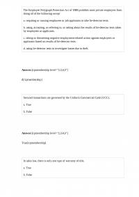 Business Law 55771