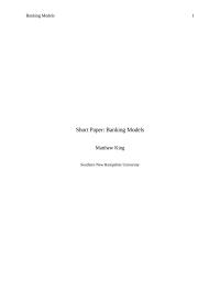 Banking Models