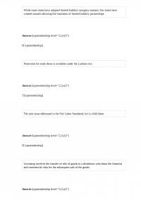 Business Law 21243