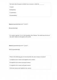 Business Law 32293